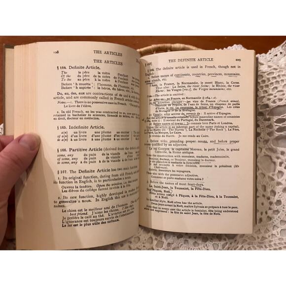 Vintage French Reference Grammar, Mansion – Classic French Language Textbook - Picture 5 of 6